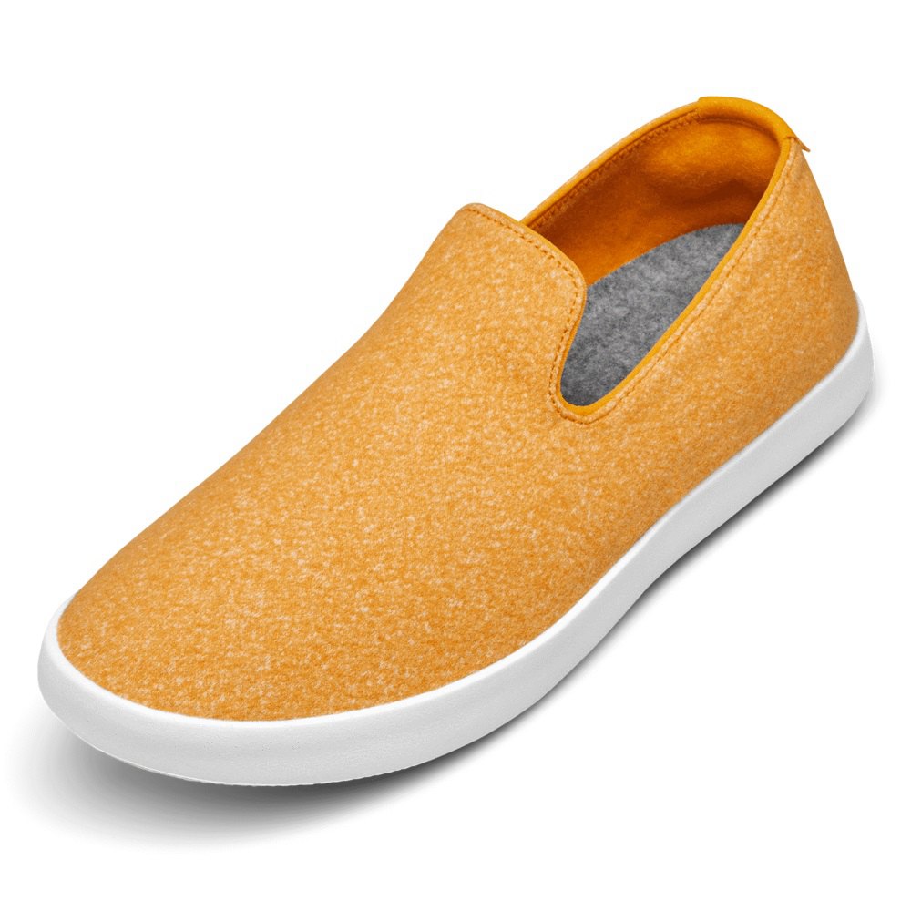 Allbirds Men's Slip-Ons Yellow - Wool Loungers - 51942ROKM